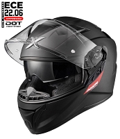 Echo Sv Axor 22-06 Matt Black Solskærm Mc Hjelm Mcv