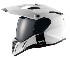 Adventure Xcross Dualvisor Gloss White Ece 22-06 Mc Hjelm
