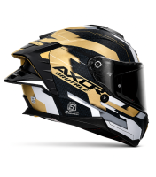 Brutale Plexus Black Gold Ece 22.06 Solskærm Mc Hjelm