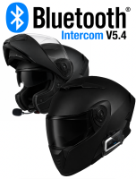 Intercom Mach-22 Bluetooth Matt Black S9Xm Mc Hjelm