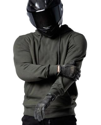 Bandit Urban Semi Kevlar Olivegreen Vandtæt Mc Hoodie