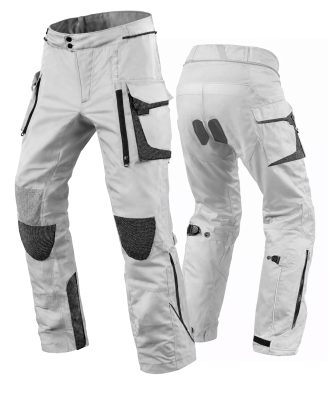 Premium Dynatech Grey Kevlar 17092:2020 Vandtætte Mc Alle Vejr Bukser