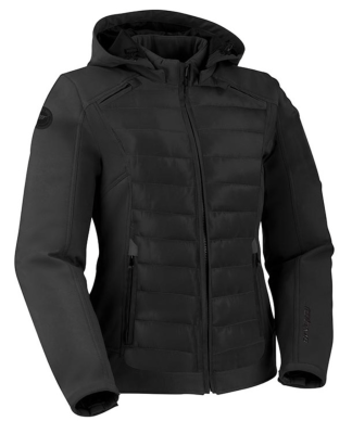 Lady Softshell Jc75 Urban Sort Motorcykeljakke Til Allt Vejr