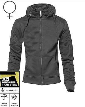 Lady Classic Ce 17092:2020 Hoodie Grå Mc Hoodie