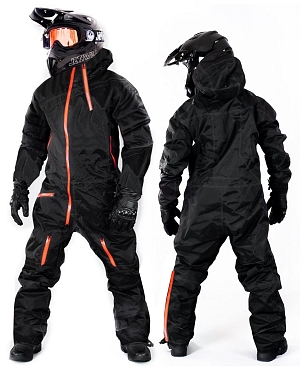 Evolution Base Black Orange Overall Atv/Snømobile Alt Vejr Overall