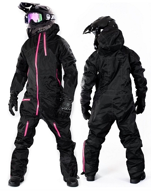 Lady Evolution Base Black Pink Overall Atv/Snømobile Alt Vejr Overall
