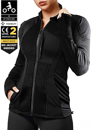 Lady Armourguard Summer Diamondy Ce-1 17092:2020 Mesh Motorcykel Jakke