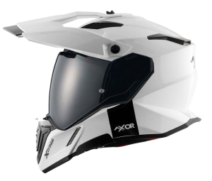 Adventure Xcross Dualvisor Gloss White Ece 22-06 Mc Hjelm
