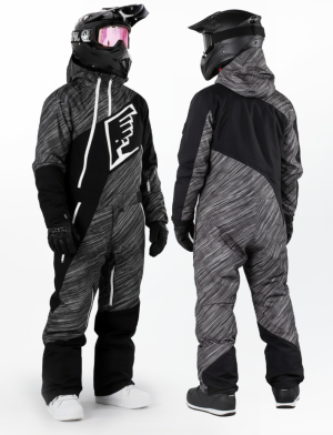 Premium Gravity Mørk Overall Atv/Snømobile Ce Allt Vejr