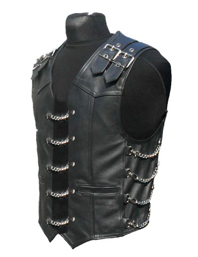 Retro Rider Biker Lædervest Lædervest