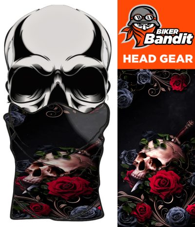 Skull N Roses Bandanna Hals Tube Hals Varmere Balaclava