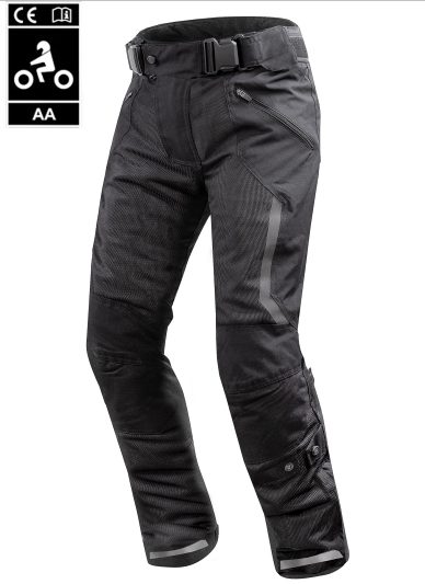 Airflow Air Ce-Aa Black Vandtætte Mc Alle Vejr Bukser
