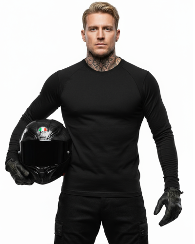 Kevlar Knitted Protector Sweat Ce-2 Black Wp Mc Sweat
