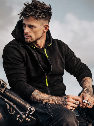 Barricade Semi-Kevlar Vandtæt Mc Hoodie Ds1