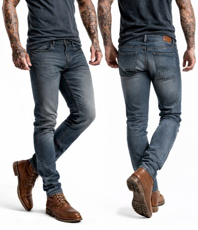 T-Exit Cruiser V4 Wp Dirtyblue Jaguar-Aa Kevlar Mc Jeans Mcv