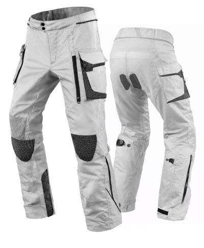 Premium Dynatech Grey Kevlar 17092:2020 Vandtætte Mc Alle Vejr Bukser
