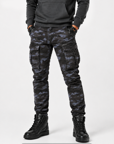 Streetcargo Dark Urban Camo Ce-Aa Vandafvisende Kevlar Mc Bukser