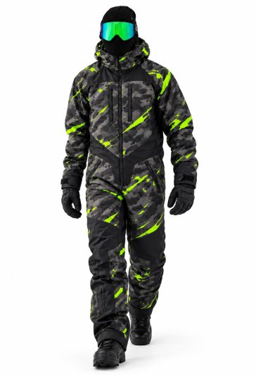 Premium Ignition Mørk Limegreen Overall Atv/Snømobile Ce Allt Vejr