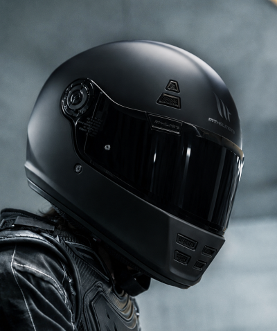 Retro Mt Black Edition Sv Mat Ece 22.06 Mc-Hjelm