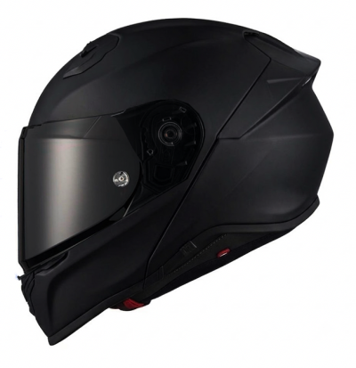 Nighthawk 22.06 Flip Front Mat Sort Oplukkelig Motorcykelhjelm