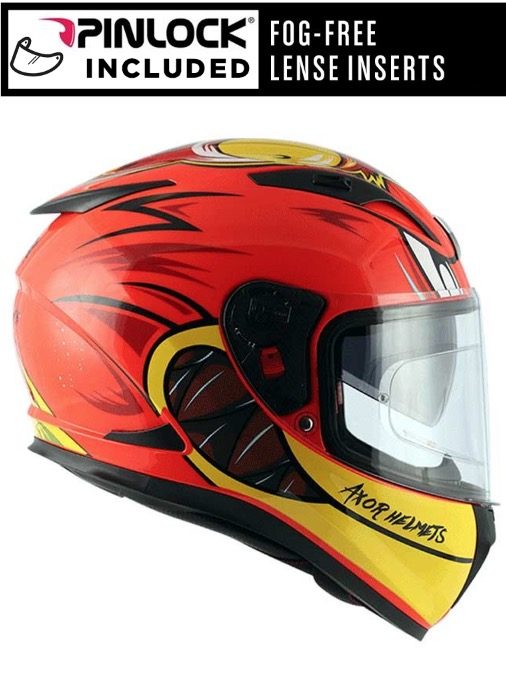 Axor Apex Street Racing Duck Solskærm Pinlock Included Mc Hjelm - Mcv