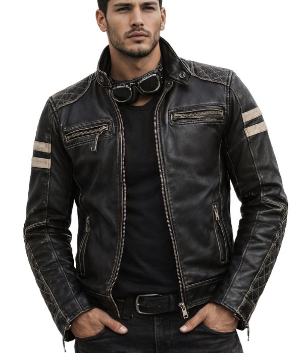 Riverdale Retro Ce Premium Mc Læderjakke Mcv