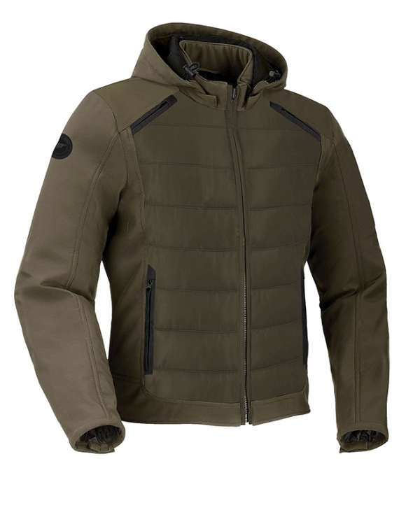 Urban Softshell Jc77 Urban Ce Armygreen Motorcykel Alle Vederjakke