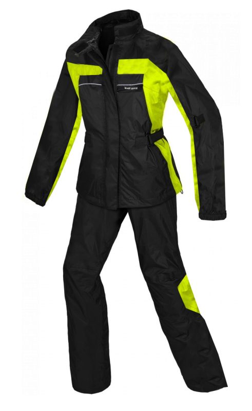 Regndragt Todelt Unisex Sort/Neon Gul Rainsuit - Mcv