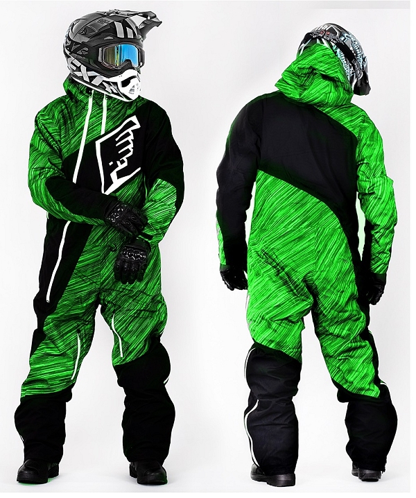 Premium Gravity Green Overall Atv/Snømobile Ce Allt Vejr