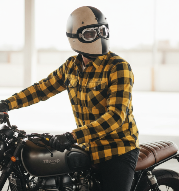Flanell Premium Ce 17092:2020 Gul Vandtæt Mc Shirt - Mcv
