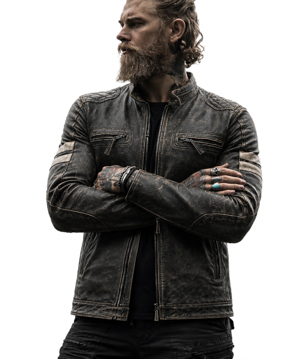Stonewash Riverdale Ce-Aa Special Edition Mc Læderjakke