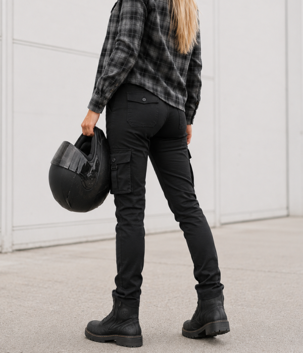 Lady Cargo Touring Vandtæt Ce 17092 Leggings Biker Mc Pants Mcv