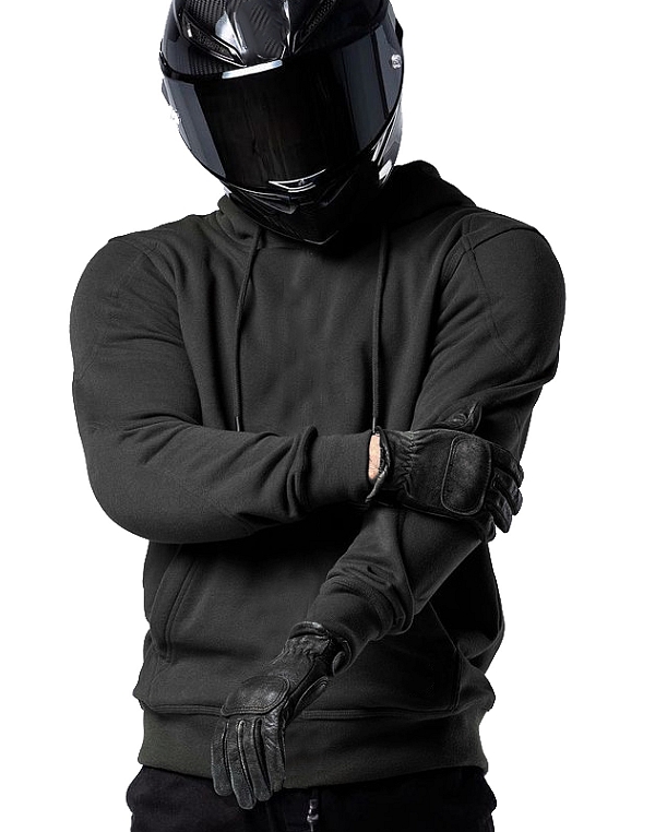 Bandit Urban Semi Kevlar Black Vandtæt Mc Hoodie Mcv