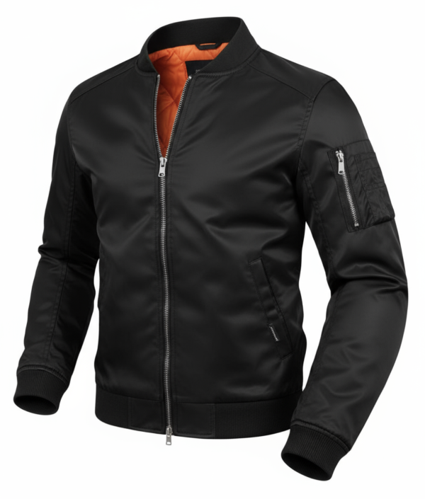 Kevlar Bomberjakke Ce Aa 17092:2020 Sort Mc Jakke - Mcv