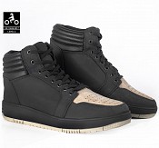 Black Street Air Ankle Motorcycle Boot Black/grey Motorcykel Sneakers