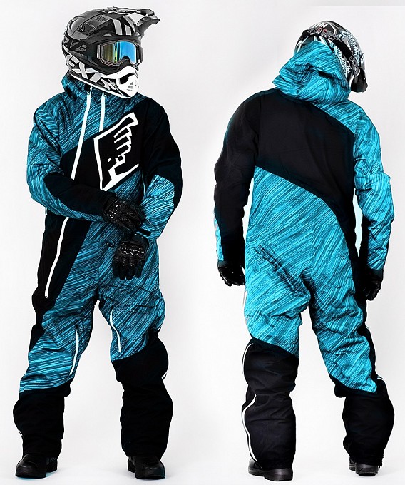 Premium Gravity Sky Blue Overall Atv/snØmobile Ce Allt Vejr