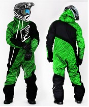 Premium Gravity Green Overall Atv/snØmobile Ce Allt Vejr