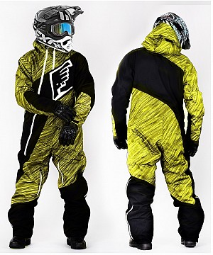 Premium Gravity Yellow Overall Atv/snØmobile Ce Allt Vejr