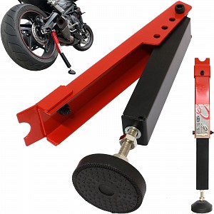 Black Pro Range Portable Motorcycle Swingarm Lift Jack (b5349) Mc Stöd
